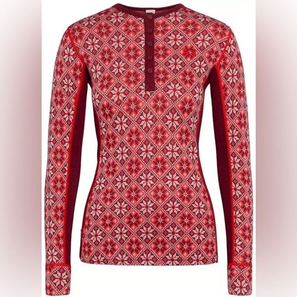 Kari Traa Women's Rose Long Sleeve Baselayer Top 100% Wool - Picture 3 of 11